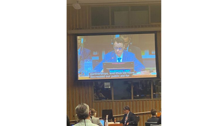 New York :  Présentation du deuxième rapport d’examen national volontaire sur les objectifs du développement durable (ODD) par la Mauritanie