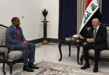 Le président irakien reçoit un message de félicitations de son homologue mauritanien
