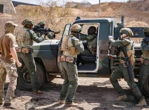 Entraînement conjoint des forces spéciales sénégalaises et françaises