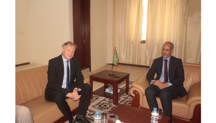 Nouakchott : Le ministre de la formation professionnelle et l’ambassadeur d’Allemagne discutent des relations de coopération