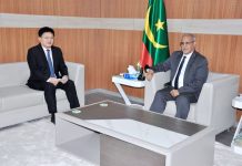 Ould Meguet et l'ambassadeur de Chine discutent de l'amélioration de la coopération parlementaire