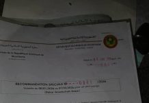 Document officiel recommandant de prendre soin d'un bus portant un cadeau d'Ousmane Sonko à Ousmane Sonko