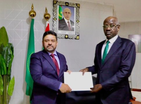 Nouakchott : Le nouvel Ambassadeur de Libye présente ses lettres de créance au Ministre des Affaires Etrangères