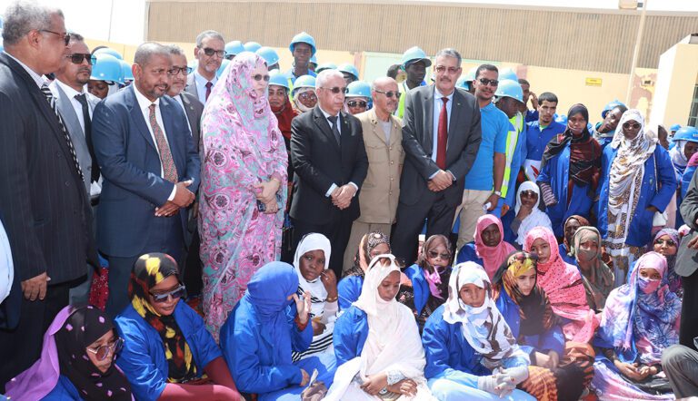 Nouakchott : Le ministre de l’emploi et de la formation professionnelle préside le lancement du programme de formation dans plusieurs domaines