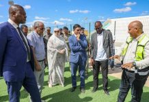 Nouakchott : le ministre de la Jeunesse inspecte l'avancement des travaux dans les installations sportives et jeunesse
