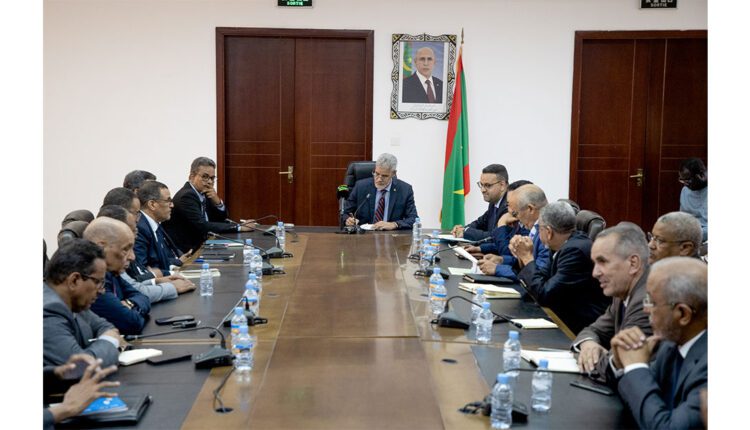 Organisation d’une réunion par le ministre de l’économie et des finances avec les coordinateurs des projets de développement