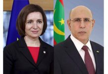 Ghazouani félicite la présidente de la Moldavie pour la fête nationale de son pays