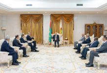 Ghazouani discute avec une délégation marocaine de renforcer la coopération bilatérale