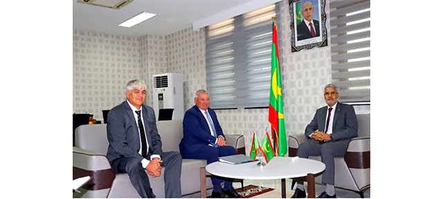 Nouakchott : Entretien du ministre de l’économie et des finances avec le directeur général de Kinross