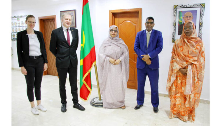 Nouakchott : La ministre de l’environnement et l’ambassadeur allemand discutent de la tenue d’une réunion de la commission mixte mauritano-allemande
