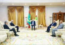 Ould Ghazouani rencontre la délégation marocaine participant au Forum économique parlementaire