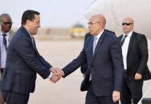 Ghazouani retourne à Nouakchott en provenance d'Abidjan.