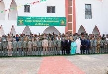Sortie de deux promotions de l'École nationale de commandement et d'état-major à Nouakchott.