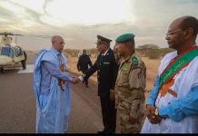 À la quatrième étape de son périple, Ghazouani fait étape à Baskanou.