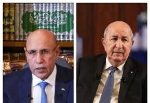 Ghazouani assure Tebboune de la volonté de la Mauritanie de renforcer la coopération avec l'Algérie