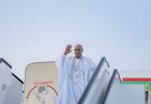 Ould Ghazouani termine sa visite à Ouadane après l'ouverture du Festival des cités du patrimoine