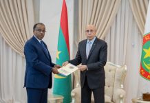 Ould Ghazouani reçoit un émissaire spécial du président somalien lors de la première visite de ce type