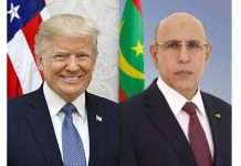Ghazaouani à Trump : Nous tenons à renforcer la coopération entre la Mauritanie et les États-Unis