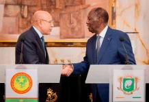 Ghazanouani et Ouattara confirment la convergence des positions de Nouakchott et Abidjan sur plusieurs dossiers régionaux